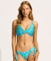 Kostium kąpielowy Seafolly 40678-214 tie side aquatic blue