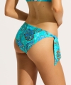 Kostium kąpielowy Seafolly 40678-214 tie side aquatic blue