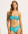 Kostium kąpielowy Seafolly 40742-214 retro pant aquatic blue