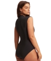 Kostium kąpielowy Seafolly 10987-942 zip front black