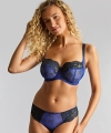 Biustonosz Panache Nina balcony miękki blue bows