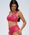 Biustonosz Alles Euphoric rouge bralette miękki koronkowy