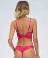Biustonosz Alles Euphoric rouge M longline miękki koronkowy