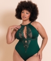 Body Scantilly Indulgence koronkowe emerald