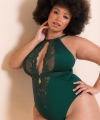 Body Scantilly Indulgence koronkowe emerald