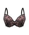 Biustonosz Mefemi Theo push-up czarny