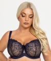 Biustonosz Krisline Moonlight darkblue half cup miękki