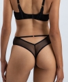 Stringi Alles Truffle noir koronkowe