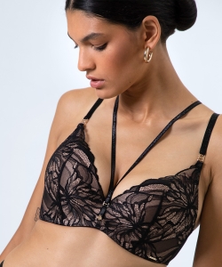 Biustonosz Alles The Icon super push-up czarny
