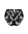 Figi Gossard Lace Soiree z wysokim stanem koronkowe czarne