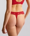 Stringi Panache Allure koronkowe true red