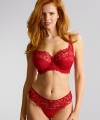 Stringi Panache Allure koronkowe true red
