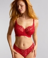 Figi brazyliany Panache Allure koronkowe true red