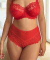 Figi Panache Allure z wysokim stanem koronkowe true red