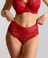 Figi Panache Allure z wysokim stanem koronkowe true red