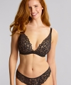 Biustonosz Panache Allure demi plunge miękki czarny