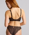 Biustonosz Panache Allure demi plunge miękki czarny