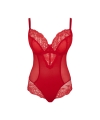 Body Panache Ana koronkowe salsa red