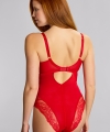 Body Panache Ana koronkowe salsa red