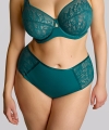 Figi Sculptresse Sophia z wysokim stanem teal blue