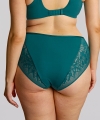 Figi Sculptresse Sophia z wysokim stanem teal blue
