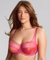Biustonosz Panache Clara full cup miękki pink papaya