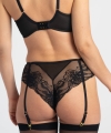 Figi brazyliany Samanta Mystery M400 koronkowe czarne