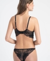 Biustonosz Samanta Mystery A332 push-up czarny