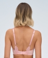 Biustonosz Alles Powder Whisper push-up różowy
