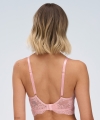 Biustonosz Alles Powder Whisper M longline koronkowy różowy