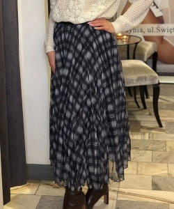 Spódnica damska w kratę