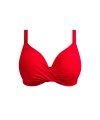 Kostium kąpielowy Elomi Plain Sailing plunge bikini top lava