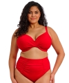 Kostium kąpielowy Elomi Plain Sailing plunge bikini top lava