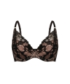 Biustonosz Mefemi Hanna push-up czarny