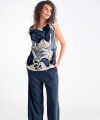 Top Lisca Portofino 049628 wiskozowy blue-ivory