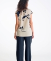 Top Lisca Portofino 049628 wiskozowy blue-ivory