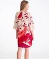 Tunika Lisca Potrofino 049629 wiskozowa red-ivory