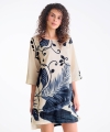Tunika Lisca Portofino 049629 wiskozowa blue-ivory