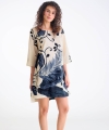 Tunika Lisca Portofino 049629 wiskozowa blue-ivory
