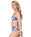 Kostium kąpielowy LingaDore 8206SH szorty blue white print