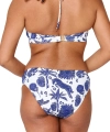 Kostium kąpielowy LingaDore 8206B figi blue white print