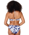 Kostium kąpielowy LingaDore 8206TB triangle blue white print
