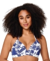 Kostium kąpielowy LingaDore 8206TB triangle blue white print