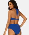 Monokini Feba FL168A/604H jednoczęściowe kwiatowy haft