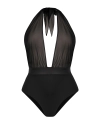 Monokini Feba FL168A/509 z siateczki czarne