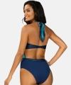 Monokini Feba F168A/928H z siateczki błękitna fala