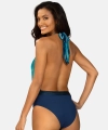 Monokini Feba F168A/928H z siateczki błękitna fala