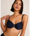 Kostium kąpielowy Selmark BN811 full cup granatowy