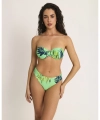Kostium kąpielowy Selmark BN416 bandeau zielony