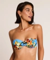 Kostium kąpielowy Selmark BO416 bandeau niebieski